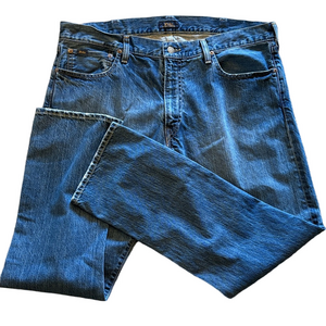 Polo Ralph Lauren Mens 38 Varick Slim Straight Denim Jeans